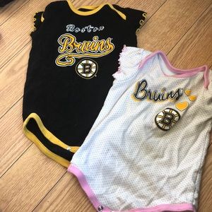 Girls 18 mo Bruins onesies